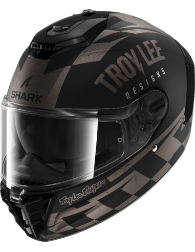 Casco Shark Spartan Rs Raceshop Mat | Negro-antracita-plata