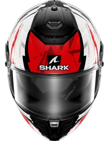 Casco Shark Spartan Rs Hibolt | Negro-rojo-cromo