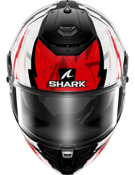 Casco Shark Spartan Rs Hibolt | Negro-rojo-cromo
