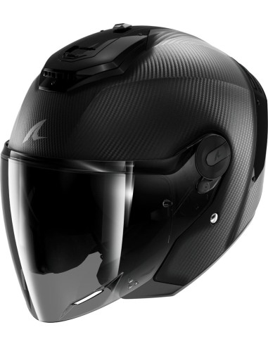 Casco Shark Rs Jet Full Carbon Mat | Mate-Carbono