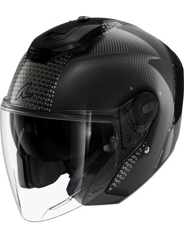 Casco Shark Rs Jet Carbon Ikonik | Carbono e iridiscente