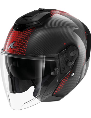 Casco Shark Rs Jet Carbon Ikonik | Carbono e iridiscente