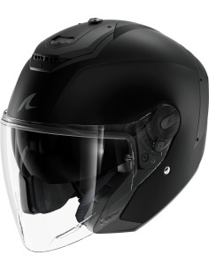 Casco Shark Rs Jet Blank Mat | Mate-Negro