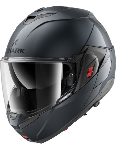 Casco Shark Oxo Blank | Gun metal