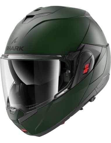 Casco Shark Oxo Blank Mat | Mate-Verde oscuro