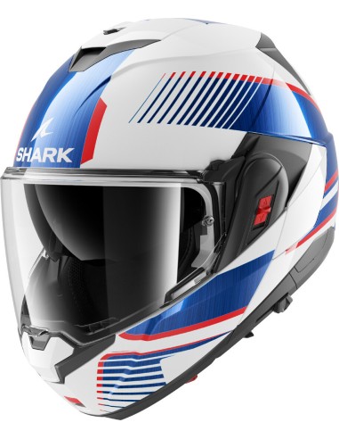 Casco Shark Oxo Sikter | Negro-cromo-plata