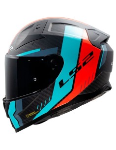 Casco LS2 LS2 Vector II C Grid | Rojo y azul