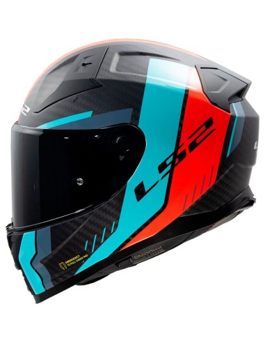 Casco LS2 LS2 Vector II C Grid | Rojo y azul