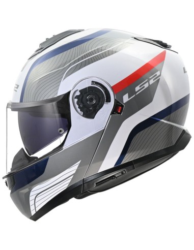 Casco LS2 FF908 Strobe II Monza | Blanco-azul-rojo
