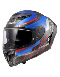 Casco LS2 FF807 Dragon Trax | Azul y rojo