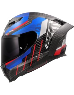 Casco LS2 FF807 Dragon Trax | Azul y rojo 2