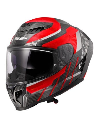 Casco LS2 FF807 Dragon Trax | Azul y rojo