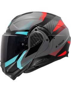 Casco LS2 FF910 Advant II Triple | Gris nardo-azul-rojo