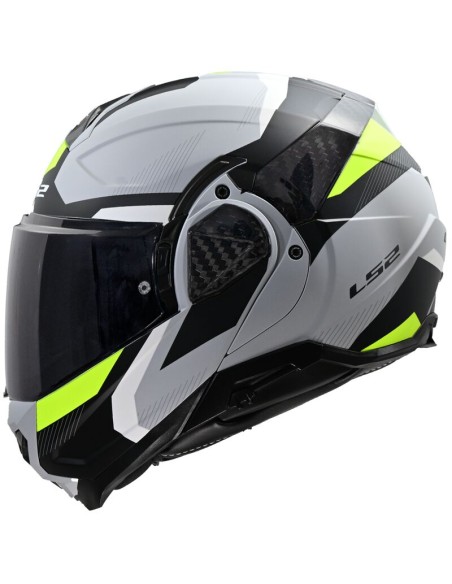 Casco LS2 FF910 Advant II Triple | Mate-Gris y amarillo fluor