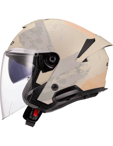 Casco LS2 OF618 Verso II Aqua | Marfil