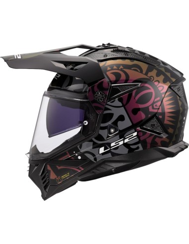 Casco LS2 Mx702 Pioneer II Rangi | Negro