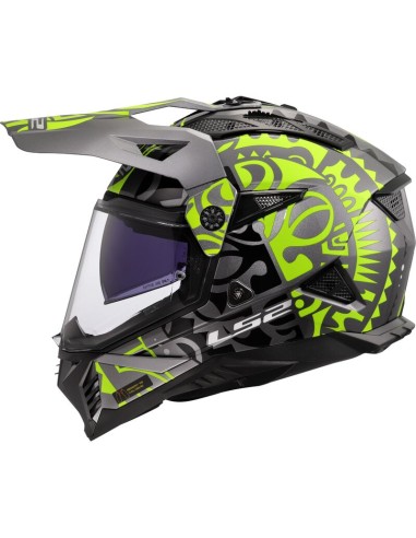 Casco LS2 Mx702 Pioneer II Rangi | Negro