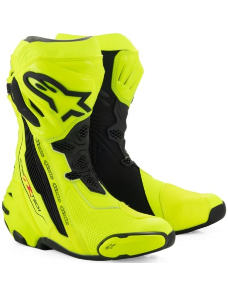Botas Alpinestars Supertech R | Amarillo fluor y negro