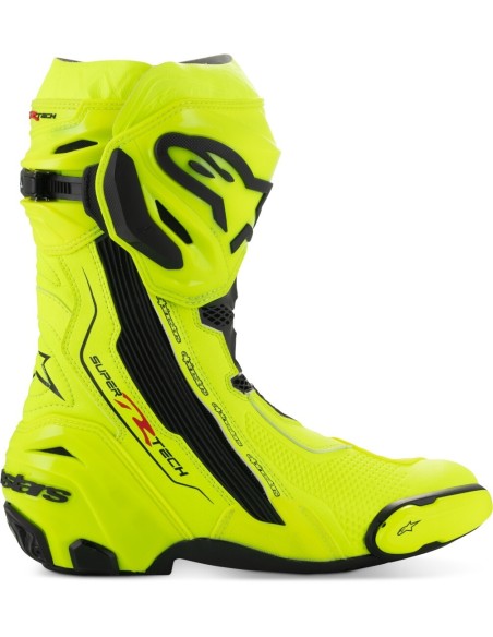 Botas Alpinestars Supertech R | Amarillo fluor y negro
