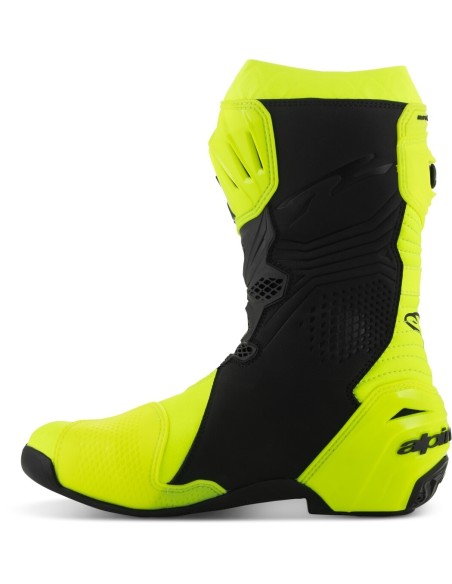 Botas Alpinestars Supertech R | Amarillo fluor y negro
