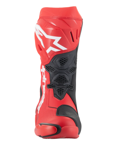 Botas Alpinestars Supertech R | Rojo brillante y rojo fluor