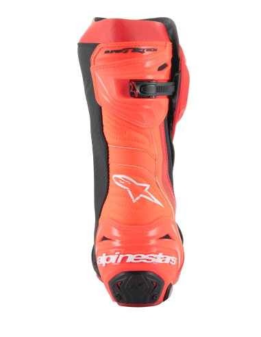 Botas Alpinestars Supertech R | Rojo brillante y rojo fluor