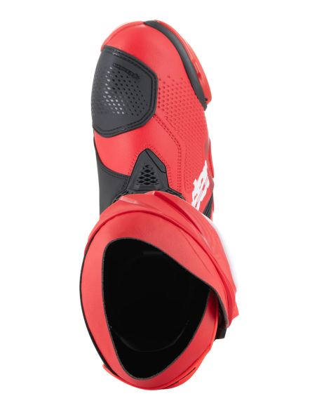 Botas Alpinestars Supertech R | Rojo brillante y rojo fluor