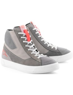 Zapatillas Alpinestars Stated | Gris claro-rojo fluor-blanco