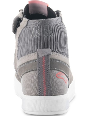 Zapatillas Alpinestars Stated | Gris claro-rojo fluor-blanco