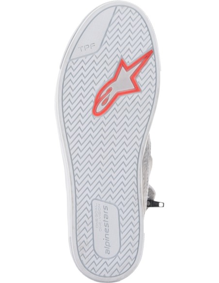 Zapatillas Alpinestars Stated | Gris claro-rojo fluor-blanco