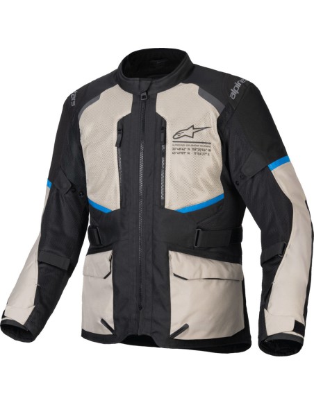 Chaqueta Alpinestars Andes Air Drystar | Negro-gris-azul