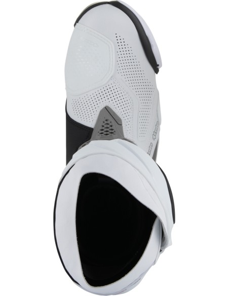 Botas Alpinestars Supertech R Vented | Blanco-gris-negro