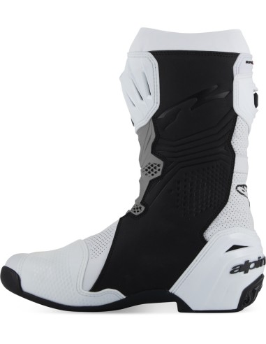 Botas Alpinestars Supertech R Vented | Blanco-gris-negro