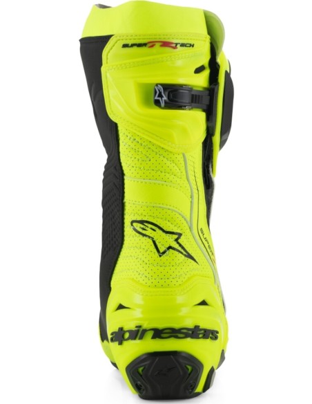 Botas Alpinestars Supertech R Vented | Amarillo fluor y negro
