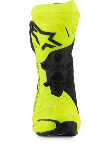Botas Alpinestars Supertech R Vented | Amarillo fluor y negro