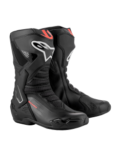 Botas Alpinestars SMX-6 V3 | Negro y rojo fluor
