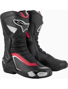 Botas Alpinestars SMX-6 V3 | Negro-plata-rojo