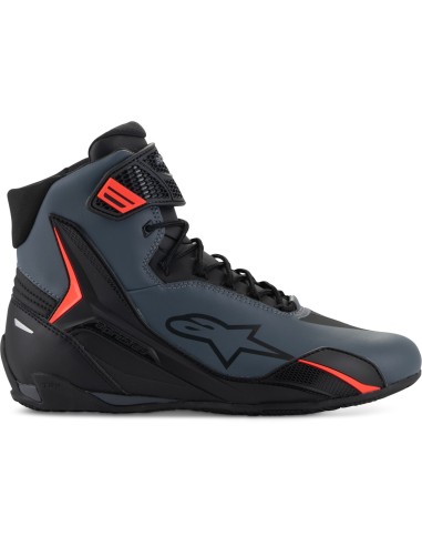 Zapatillas Alpinestars Faster-4 | Negro-gris-rojo fluor
