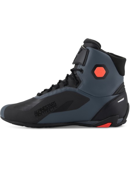 Zapatillas Alpinestars Faster-4 | Negro-gris-rojo fluor