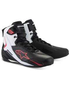 Zapatillas Alpinestars Faster-4 | Negro-blanco-rojo