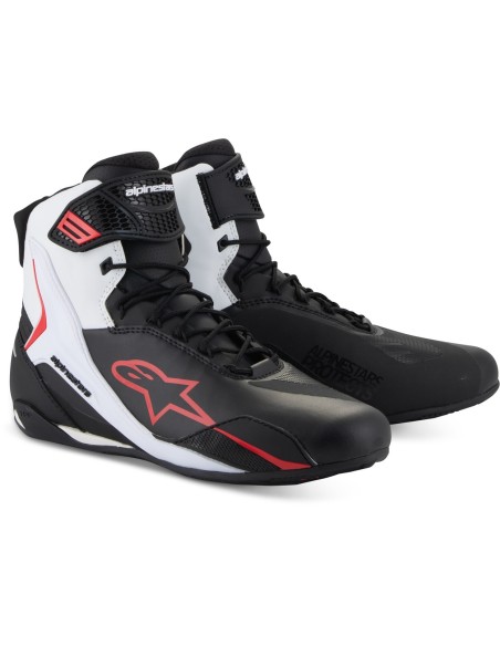 Zapatillas Alpinestars Faster-4 | Negro-blanco-rojo