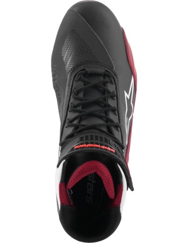 Zapatillas Alpinestars Faster-4 | Negro-blanco-rojo oscuro