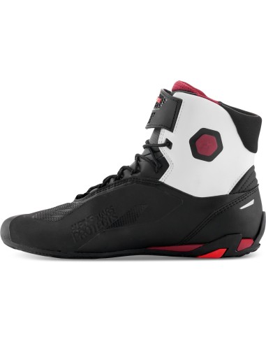 Zapatillas Alpinestars Faster-4 | Negro-blanco-rojo oscuro