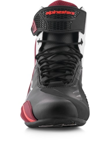 Zapatillas Alpinestars Faster-4 | Negro-blanco-rojo oscuro