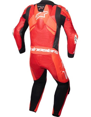 Mono Alpinestars Profesional GP Plus V4 Sprint | Rojo fluor-rojo-blanco