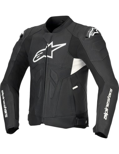 Chaqueta Alpinestars Dusk Airflow | Negro y rojo fluor