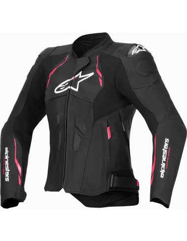 Chaqueta Alpinestars Stella Dusk | Negro-rosa-blanco