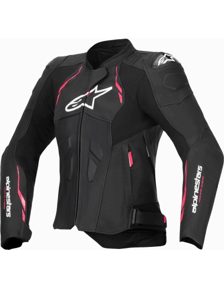 Chaqueta Alpinestars Stella Dusk | Negro-rosa-blanco