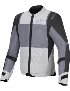 Chaqueta Alpinestars ST-2 Air | Gris claro-gris oscuro-rojo brillo