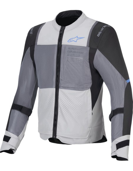 Chaqueta Alpinestars ST-2 Air | Gris claro-gris oscuro-rojo brillo